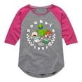 thumbnail image 1 of Rugrats - Checkers - Toddler And Youth Girls Raglan Graphic T-Shirt, 1 of 4