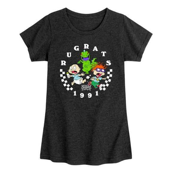 Rugrats - Checkers - Toddler And Youth Girls Short Sleeve Graphic T-Shirt