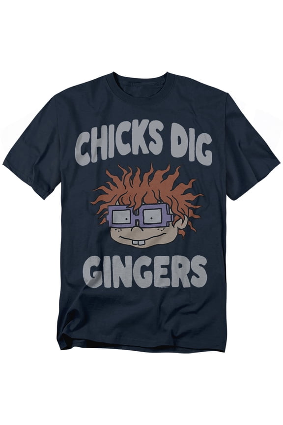T-Shirt Chicks Dig Gingers Unisex Graphic Tee for Men & Women