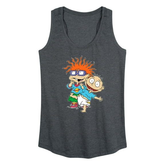 Rugrats - Chuckie Finster and Tommy Pickles - Women's Racerback Tank Top