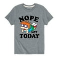 thumbnail image 1 of Rugrats - Chuckie Nope Not Today - Toddler And Youth Short Sleeve Graphic T-Shirt, 1 of 5