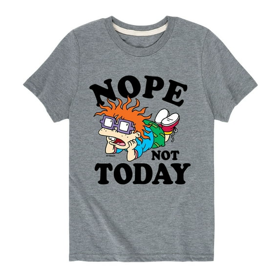 Rugrats - Chuckie Nope Not Today - Toddler And Youth Short Sleeve Graphic T-Shirt