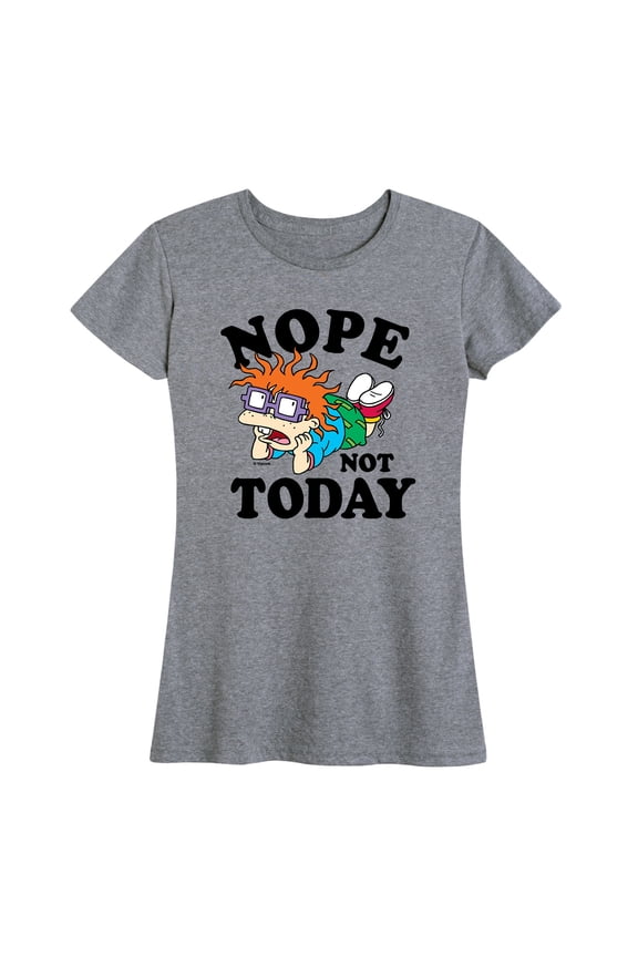 - Chuckie Nope Not Today - Women's Short Sleeve Graphic T-Shirt