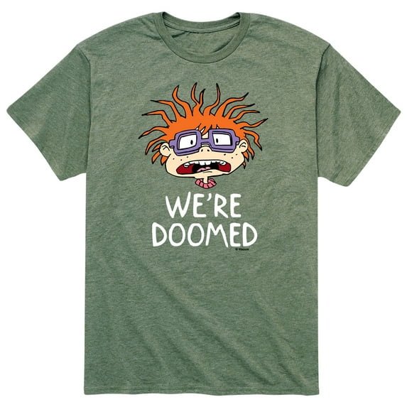 Rugrats - Chuckie We're Doomed - Men's Short Sleeve Graphic T-Shirt