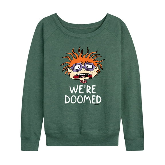 Rugrats - Chuckie Were Doomed - Women's Lightweight French Terry Long Sleeve Shirt