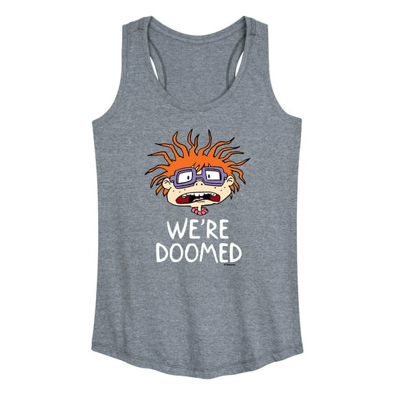 Rugrats - Chuckie Were Doomed - Women's Racerback Tank Top