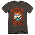 thumbnail image 1 of Rugrats Chucky Was Born To Rock Unisex Adult Canvas Brand T Shirt, 1 of 2