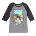 thumbnail image 1 of Rugrats - Circle - Toddler And Youth Raglan Graphic T-Shirt, 1 of 4