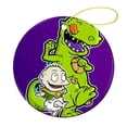 thumbnail image 1 of Rugrats Circular Ceramic Pendants Christmas Tree Decorations Hanging Ornaments Xmas Round Ornaments 2 Pcs, 1 of 8