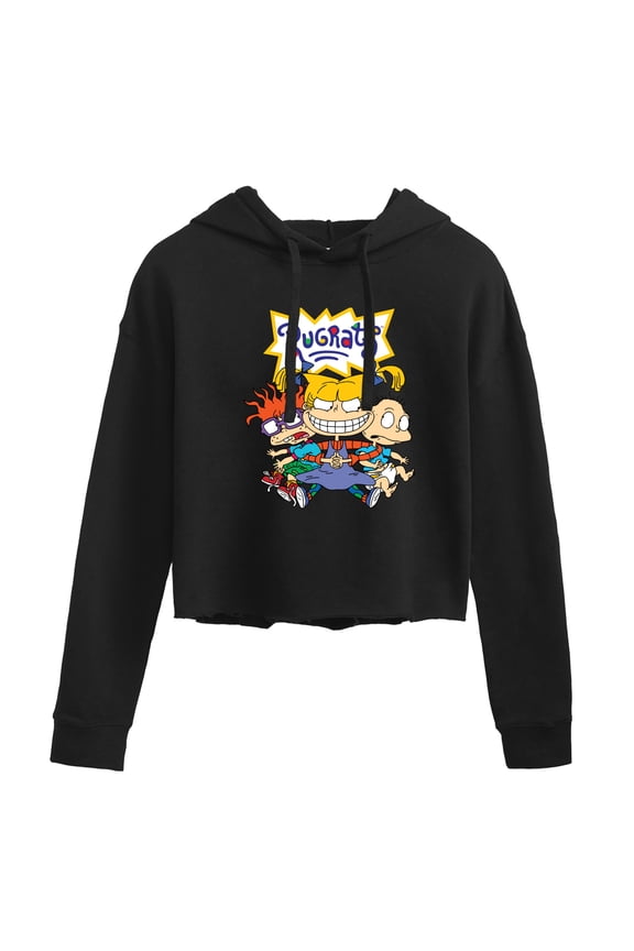 - Crew Love - Juniors Cropped Pullover Hoodie
