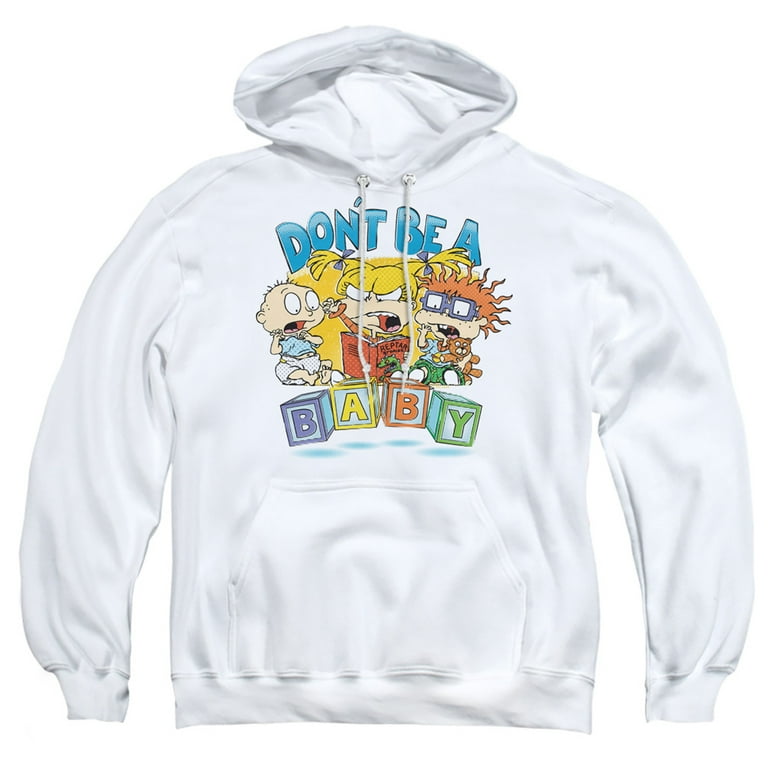 Rugrats Don t Be A Baby Blocks Unisex Adult Pull Over Hoodie