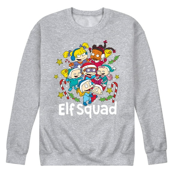Rugrats - Elf Squad - Men's Crew Neck Fleece Pullover
