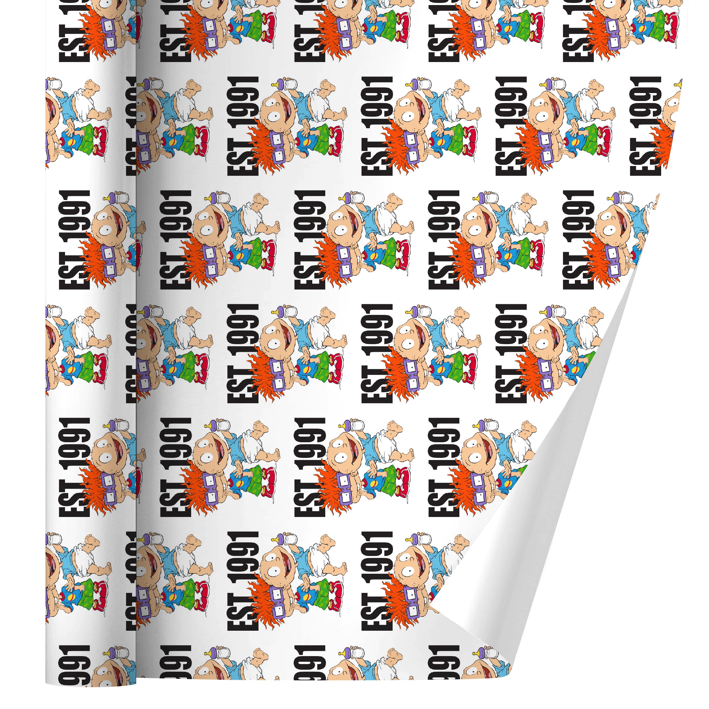 Rugrats Est 1991 Gift Wrap Wrapping Paper Rolls - Walmart.com