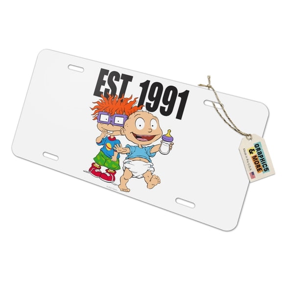 Rugrats Est 1991 Novelty Metal Vanity Tag License Plate