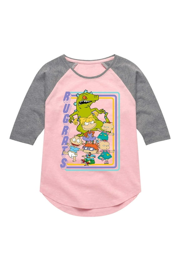 - Gang - Toddler And Youth Girls Raglan Graphic T-Shirt