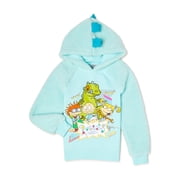 Rugrats Girls Faux Sherpa Graphic Character Hoodie, Sizes 4-18 & Plus