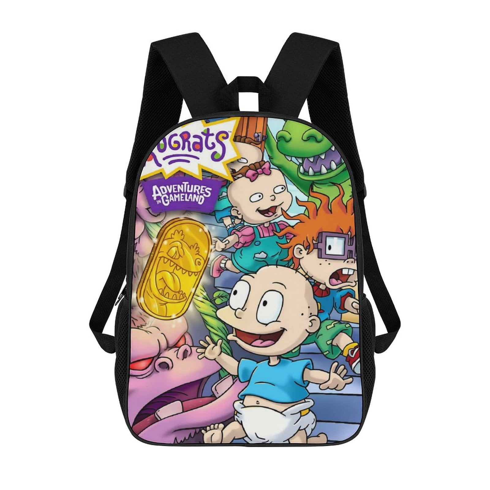 Rugrats Go Wild Back-pack Adjustable Shoulder Straps Large Capacity ...