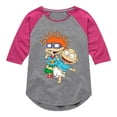 thumbnail image 1 of Rugrats - Group  -Toddler And Youth Girls Raglan Graphic T-Shirt, 1 of 4