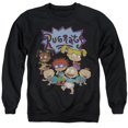 thumbnail image 1 of Rugrats Group Unisex Adult Crewneck Sweatshirt (Large) Black, 1 of 1