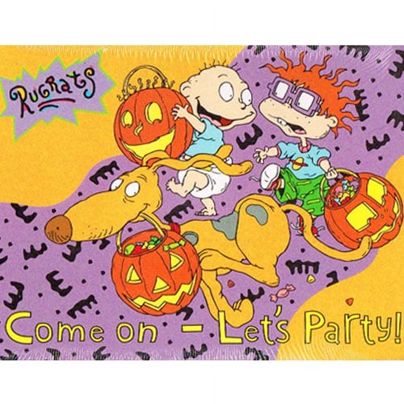 Rugrats Halloween Invitations w/ Envelopes (8ct)