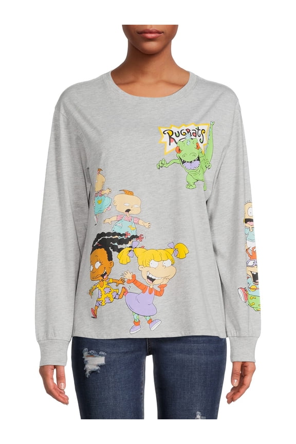 Rugrats Juniors' Run Long Sleeve Tee