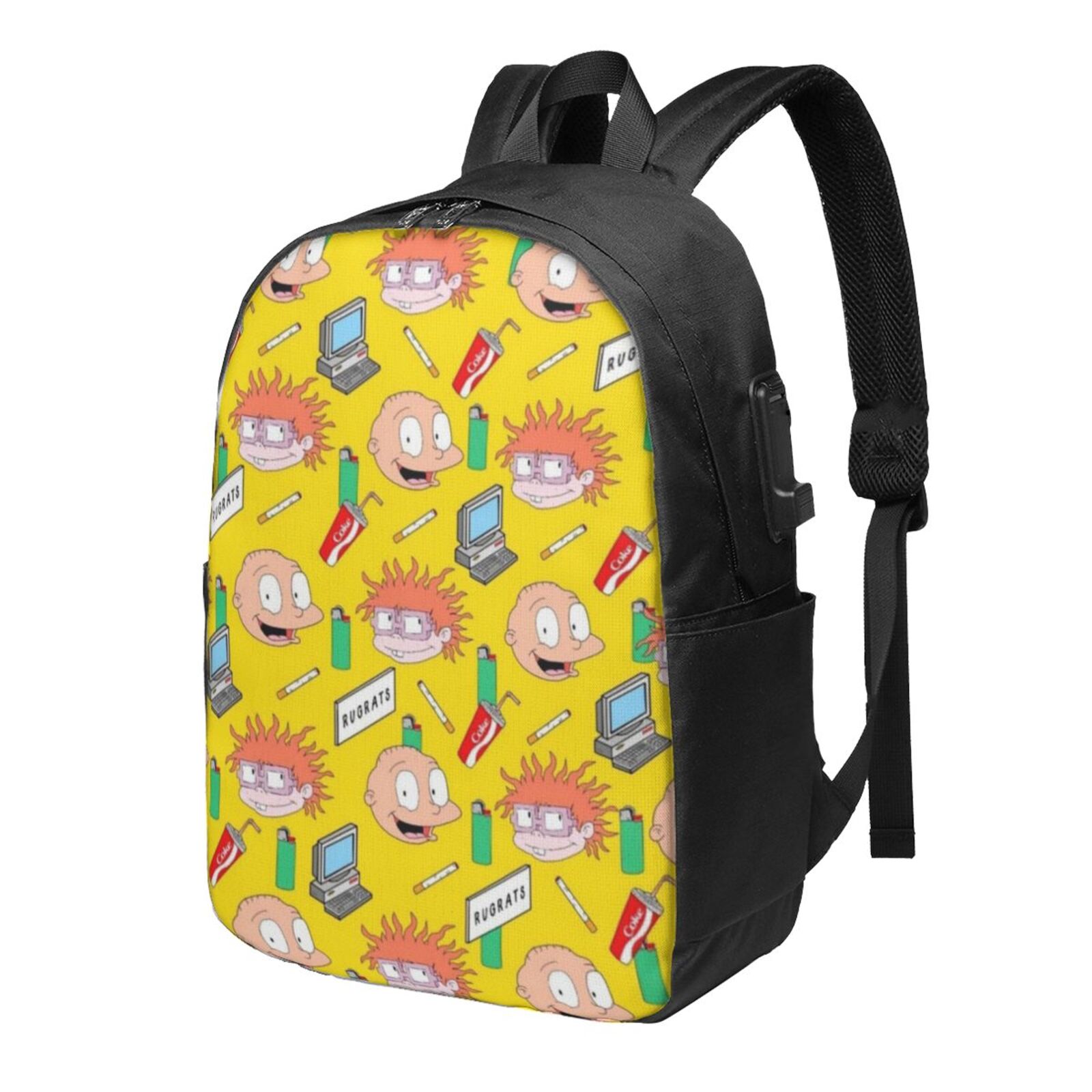 Rugrats Laptop Backpack With Usb Charging Port Travel Backpack Computer ...