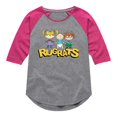 thumbnail image 1 of Rugrats - Line Up - Toddler And Youth Girls Raglan Graphic T-Shirt, 1 of 4