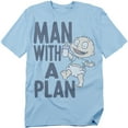 thumbnail image 1 of Rugrats T-Shirt Man With A Plan Unisex Graphic Tee for Men & Women, 1 of 7