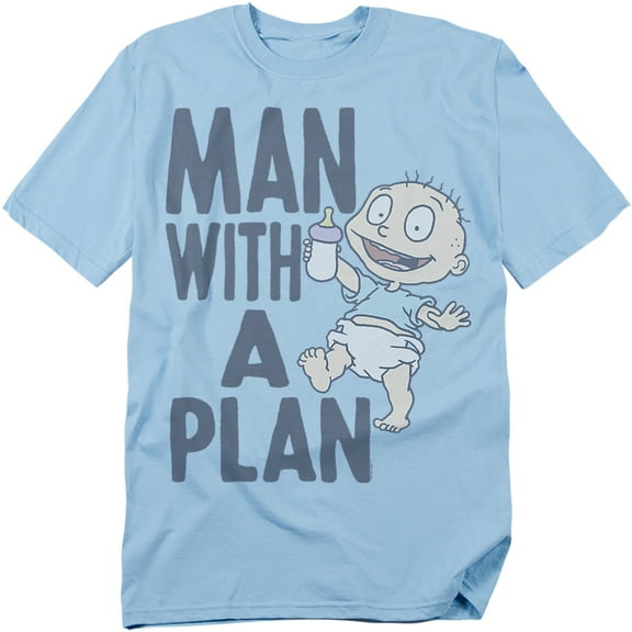 Rugrats T-Shirt Man With A Plan Unisex Graphic Tee for Men & Women