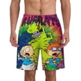 thumbnail image 1 of Rugrats Men's Swim Trunks Quick Dry Beach Board Shorts with Pockets Mesh Lining Bathing Suits, 1 of 7