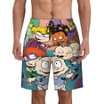 thumbnail image 1 of Rugrats Men's Swim Trunks Quick Dry Beach Board Shorts with Pockets Mesh Lining Bathing Suits, 1 of 7