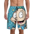 thumbnail image 1 of Rugrats Men's Swim Trunks Quick Dry Beach Board Shorts with Pockets Mesh Lining Bathing Suits, 1 of 7