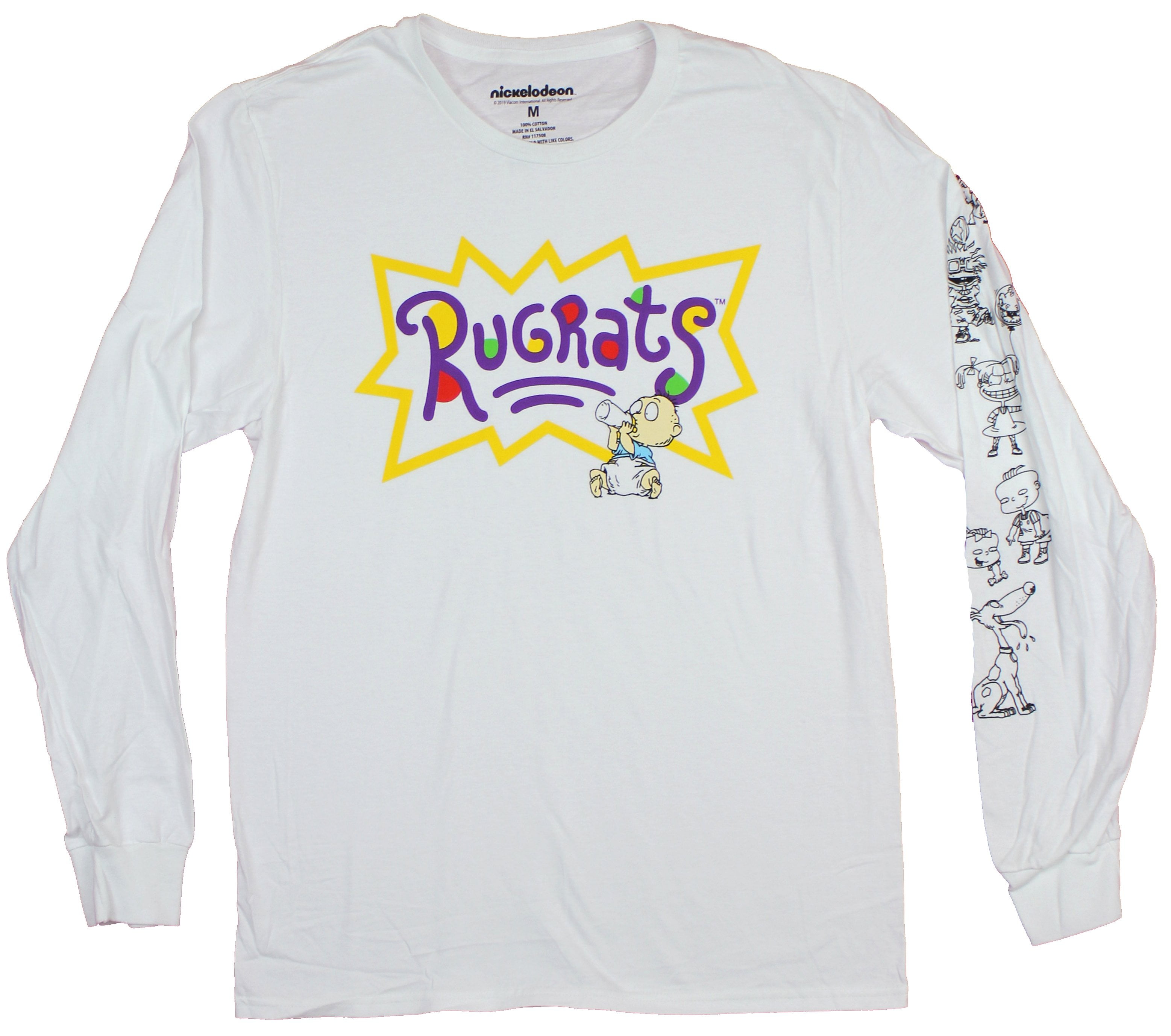 rugrats long sleeve white