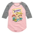 thumbnail image 1 of Rugrats - Natural Wonder - Toddler & Youth Girls Raglan Graphic T-Shirt, 1 of 6