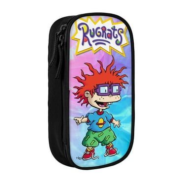 Rugrats Pencil Case, Multipurpose Pencase ,Large Capacity Durable Pencil Pouch Storage Pen Bag Organizer Stationery