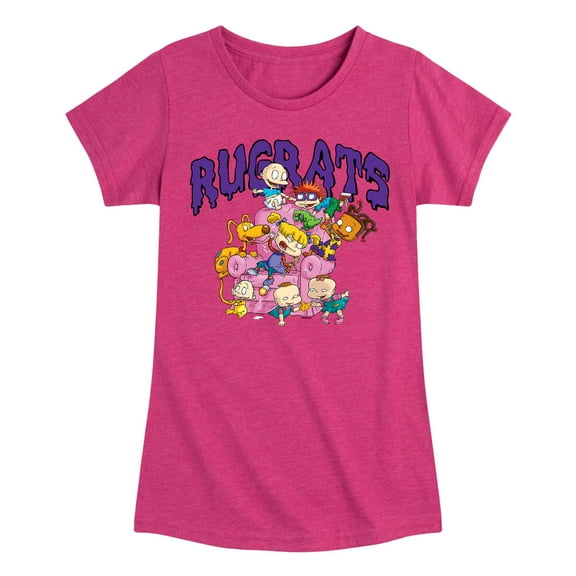 Rugrats - Pink Couch - Toddler And Youth Girls Short Sleeve Graphic T-Shirt