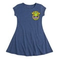 thumbnail image 1 of Rugrats - Reptar Anorak -Toddler And Youth Girls Fit And Flare Dress, 1 of 4