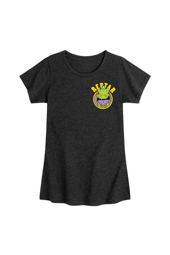 - Reptar Anorak - Toddler And Youth Girls Short Sleeve Graphic T-Shirt