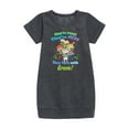 thumbnail image 1 of Rugrats - Reptar Bar - Toddler & Youth Girls Fleece Dress, 1 of 1