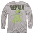 thumbnail image 1 of Rugrats Reptar Big Unisex Adult Long-Sleeve T Shirt (X-Large) Athletic Heather, 1 of 2