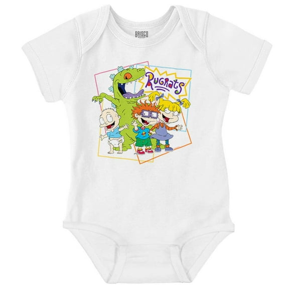 Rugrats Reptar Cartoon Characters Romper Boys or Girls Infant Baby Brisco Brands 24M