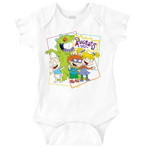 Rugrats Reptar Cartoon Characters Romper Boys or Girls Infant Baby Brisco Brands NB