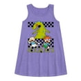 thumbnail image 1 of Rugrats - Reptar Checkers - Toddler and Youth Girls A-line Dress, 1 of 4