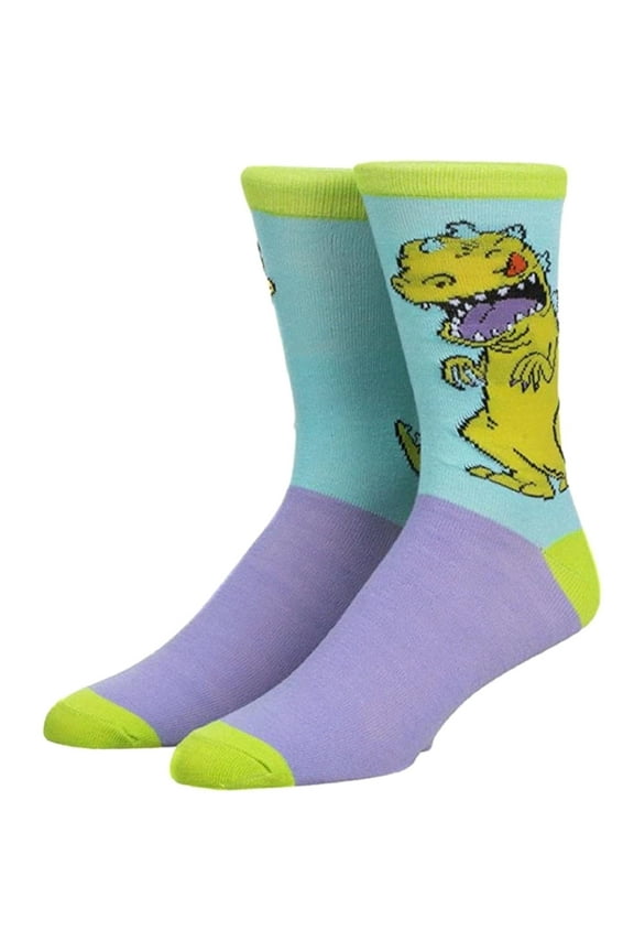 Rugrats Reptar Crew Socks for Men - size 8-12