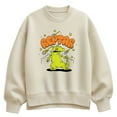 thumbnail image 1 of Rugrats - Reptar Doodle - Ladies Oversized Fleece Crew Sweatshirt, 1 of 4