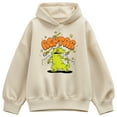 thumbnail image 1 of Rugrats - Reptar Doodle - Ladies Oversized Fleece Hoodie Sweatshirt, 1 of 4