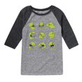 thumbnail image 1 of Rugrats - Reptar Heads - Toddler And Youth Raglan Graphic T-Shirt, 1 of 4