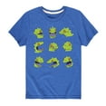 thumbnail image 1 of Rugrats - Reptar Heads - Toddler And Youth Short Sleeve Graphic T-Shirt, 1 of 5