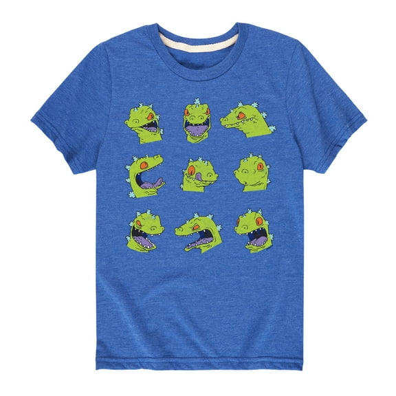 Rugrats - Reptar Heads - Toddler And Youth Short Sleeve Graphic T-Shirt