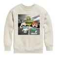 thumbnail image 1 of Rugrats - Reptar Meme - Toddler & Youth Crewneck Fleece Sweatshirt, 1 of 6